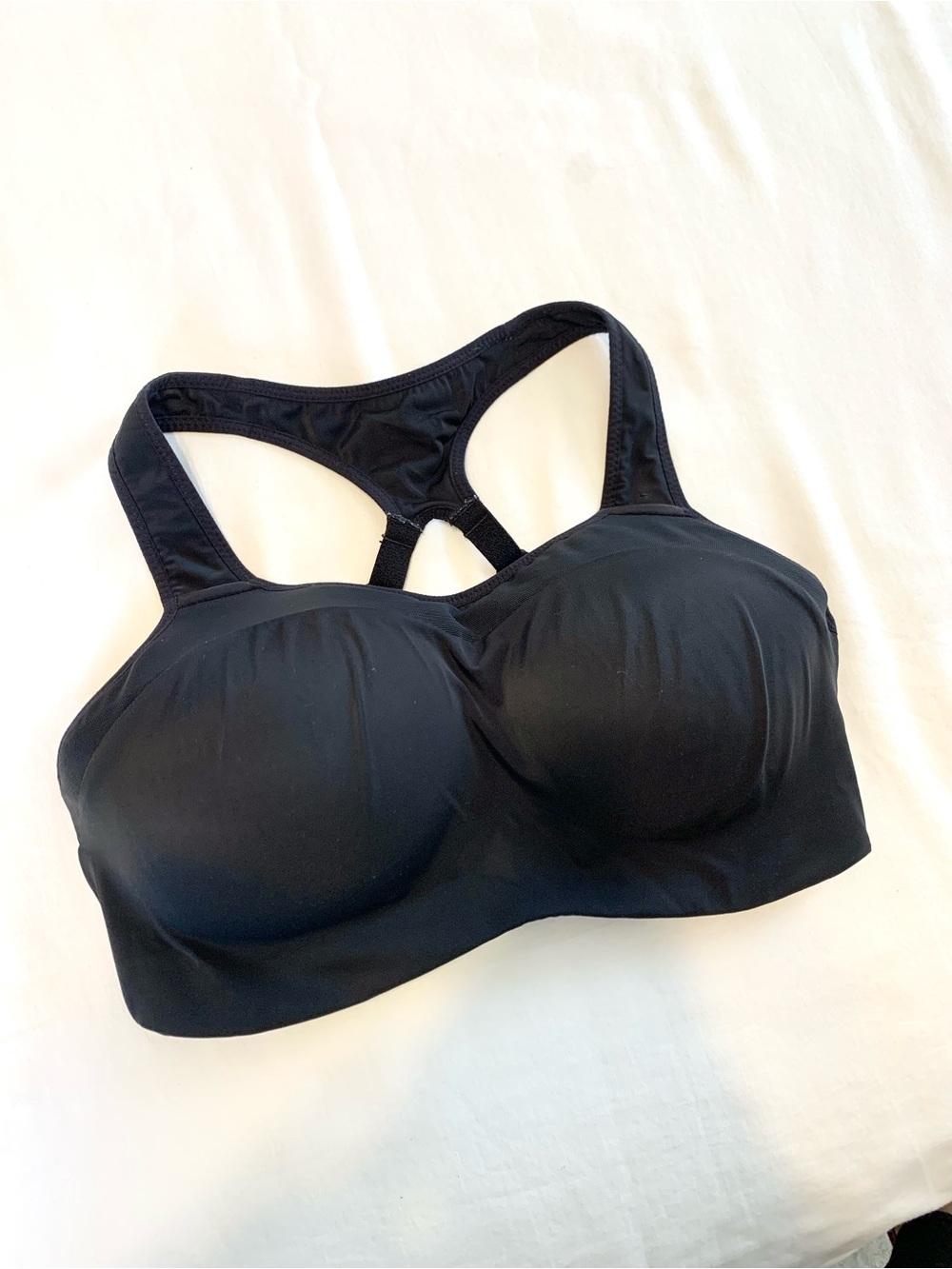 Nike Black Padded Racerback Sports Bra. Medium